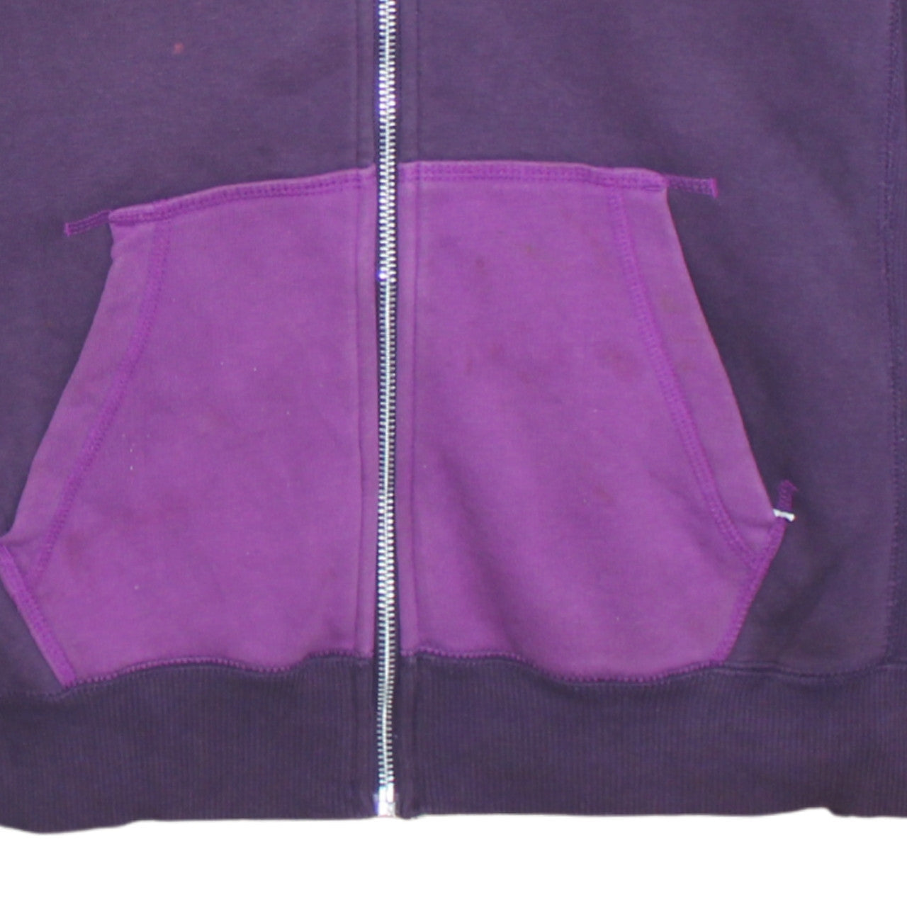 Womens UK Size L Nike Purple Full Zip Hoodie