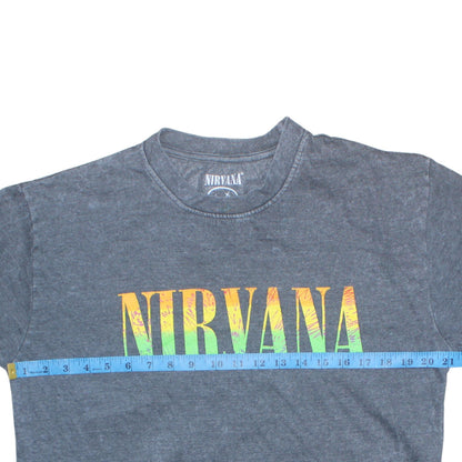 Mens UK Size M Nirvana Grey Pullover Sweatshirt