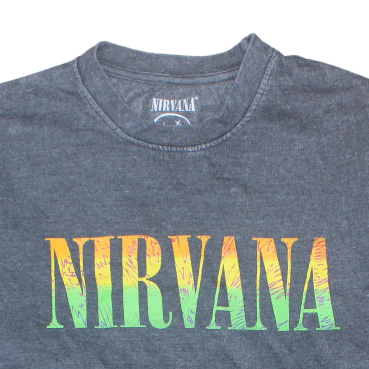 Mens UK Size M Nirvana Grey Pullover Sweatshirt