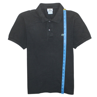 Lacoste Men's Black Cotton Polo Shirt Size M Classic Logo