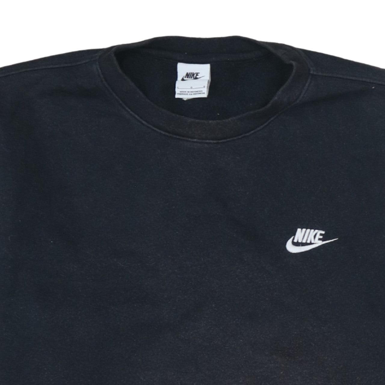 Mens UK Size L Nike Black Pullover Sweatshirt