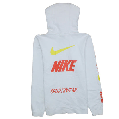 Mens UK Size S Nike White Pullover Hoodie