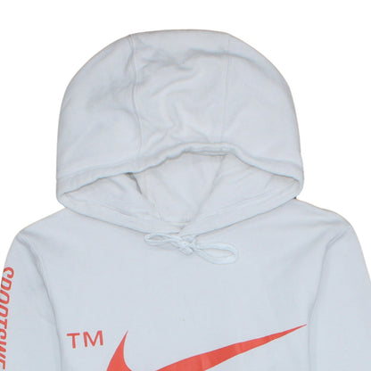 Mens UK Size S Nike White Pullover Hoodie