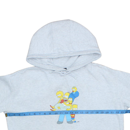 Mens UK Size L The Simpsons Grey Pullover Hoodie
