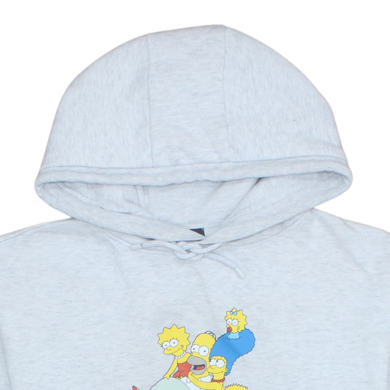 Mens UK Size L The Simpsons Grey Pullover Hoodie