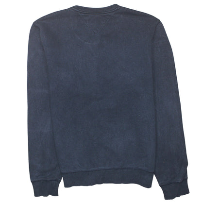 Mens UK Size M Tommy Hilfiger Blue Pullover Sweatshirt