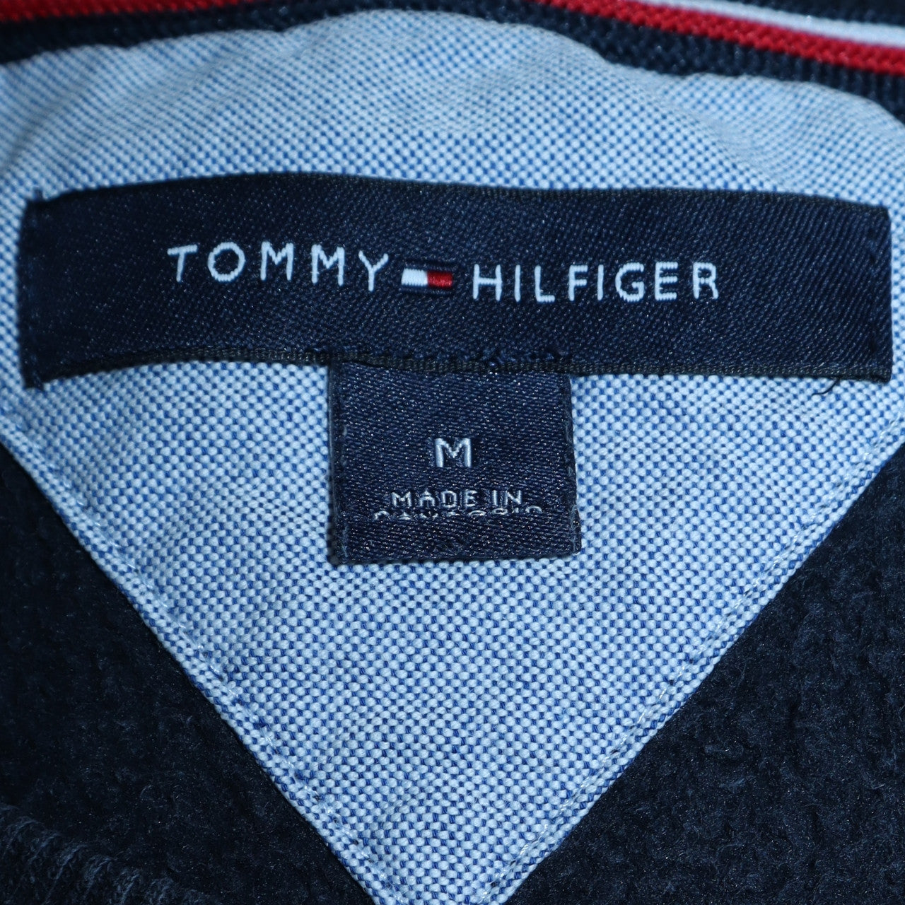 Mens UK Size M Tommy Hilfiger Blue Pullover Sweatshirt