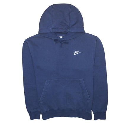 Mens UK Size M Nike Blue Pullover Hoodie