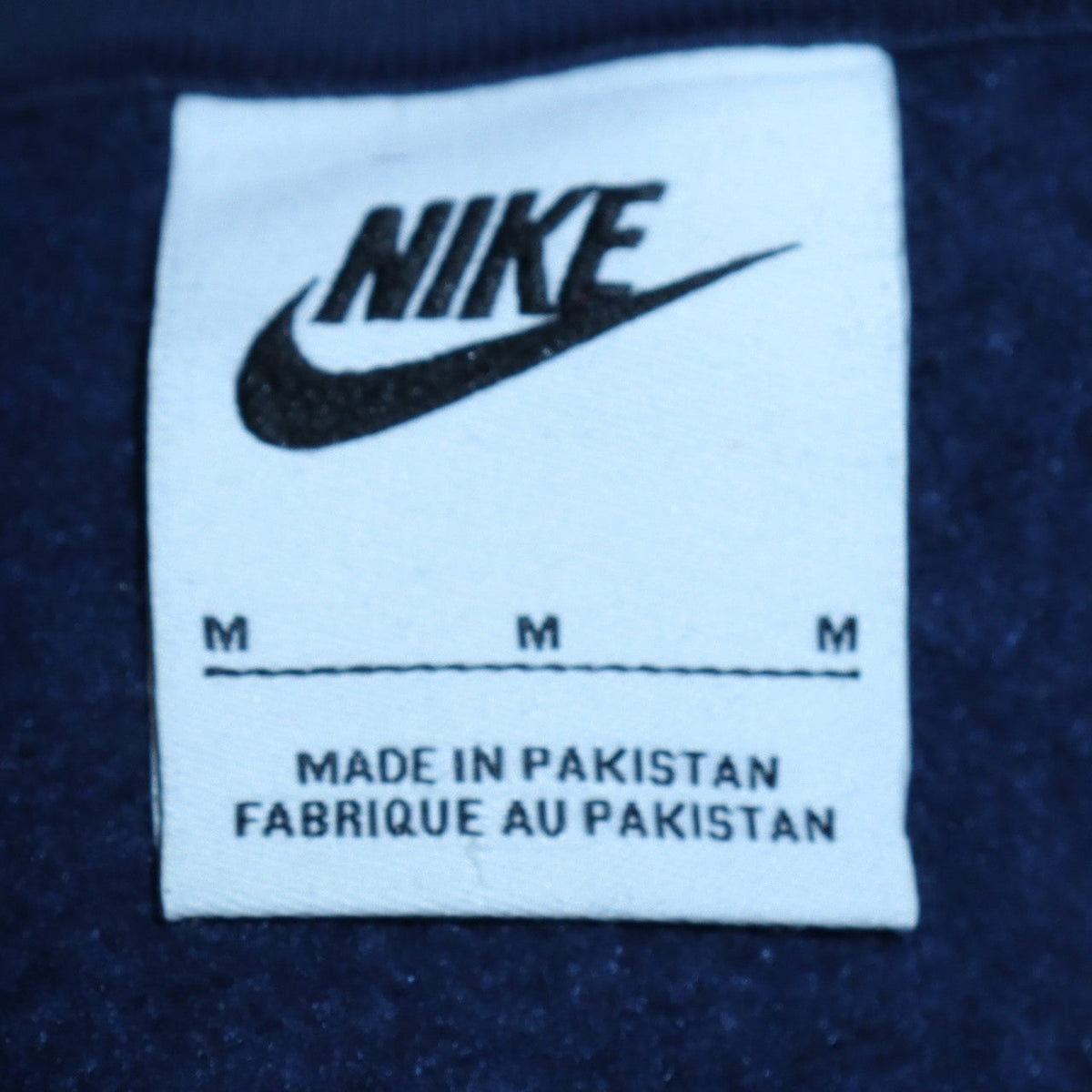 Mens UK Size M Nike Blue Pullover Hoodie