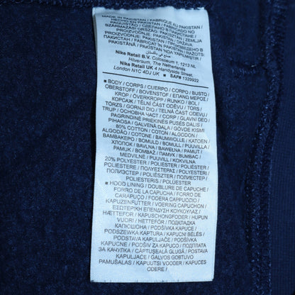 Mens UK Size M Nike Blue Pullover Hoodie