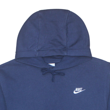 Mens UK Size M Nike Blue Pullover Hoodie