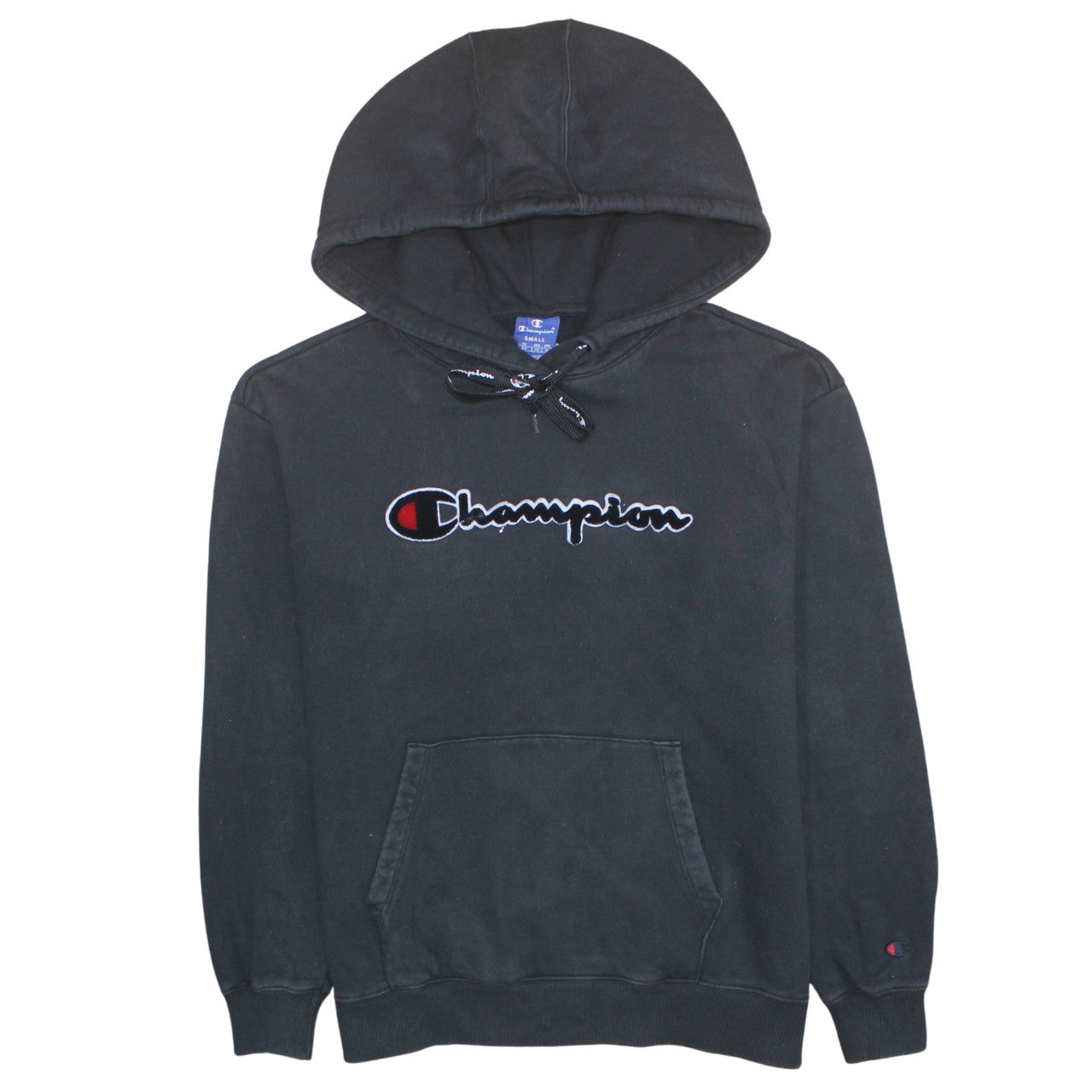 Mens UK Size S Champion Black Pullover Hoodie
