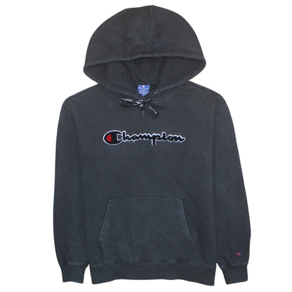Mens UK Size S Champion Black Pullover Hoodie