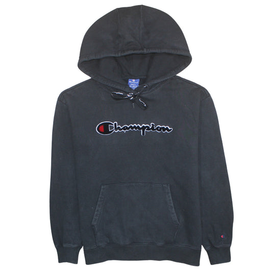 Mens UK Size S Champion Black Pullover Hoodie