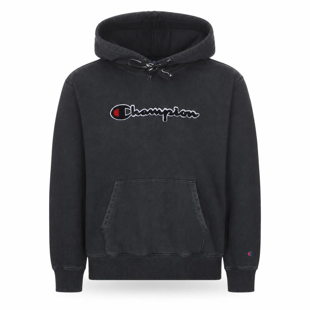 Mens UK Size S Champion Black Pullover Hoodie