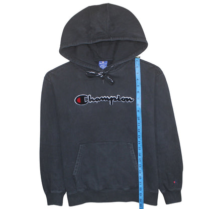 Mens UK Size S Champion Black Pullover Hoodie