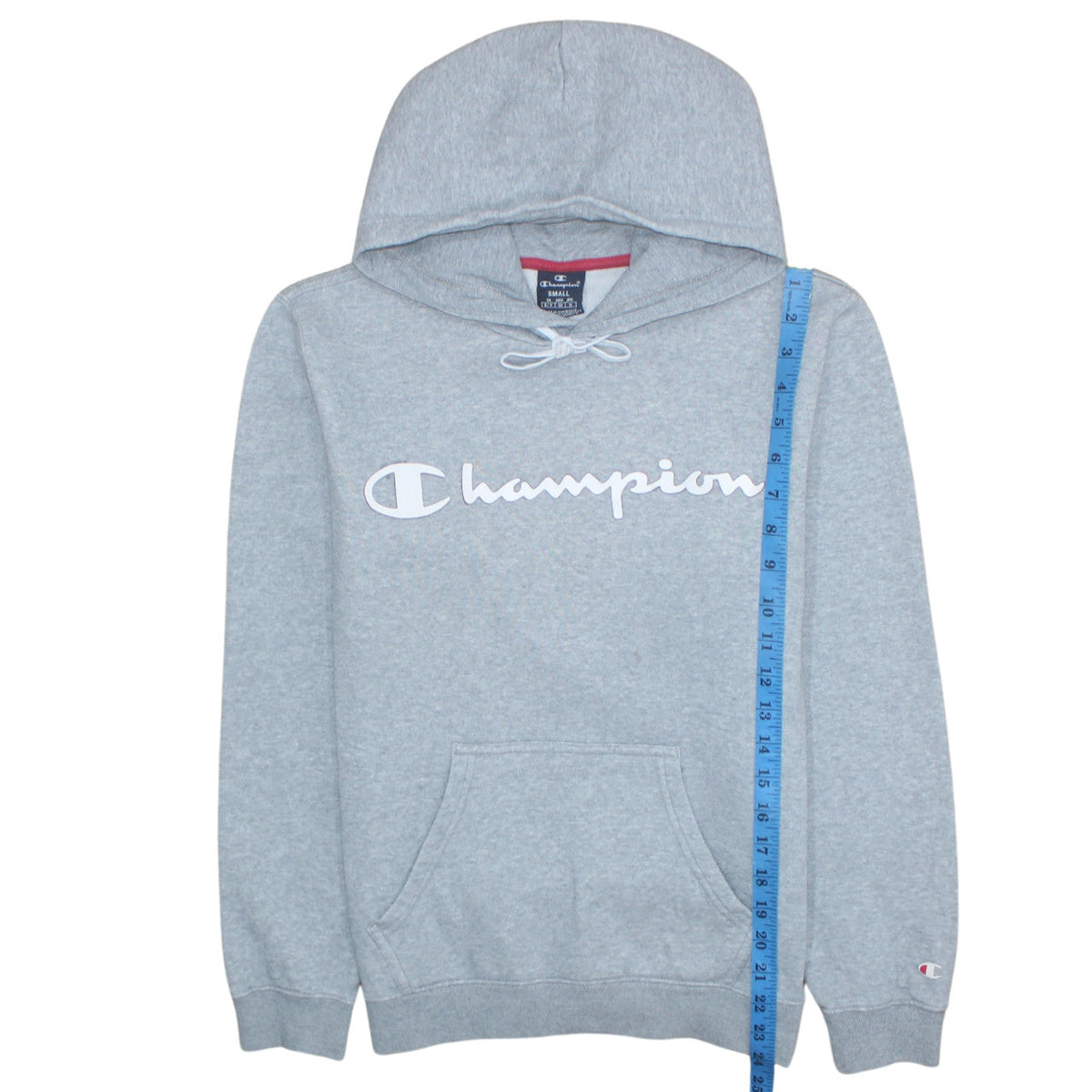 Mens UK Size S Champion Grey Pullover Hoodie