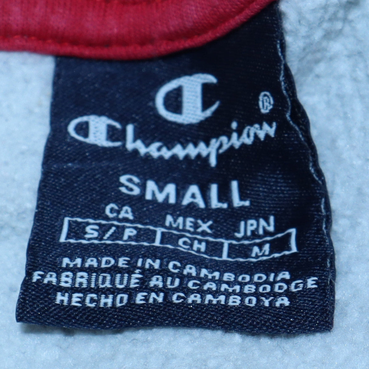 Mens UK Size S Champion Grey Pullover Hoodie