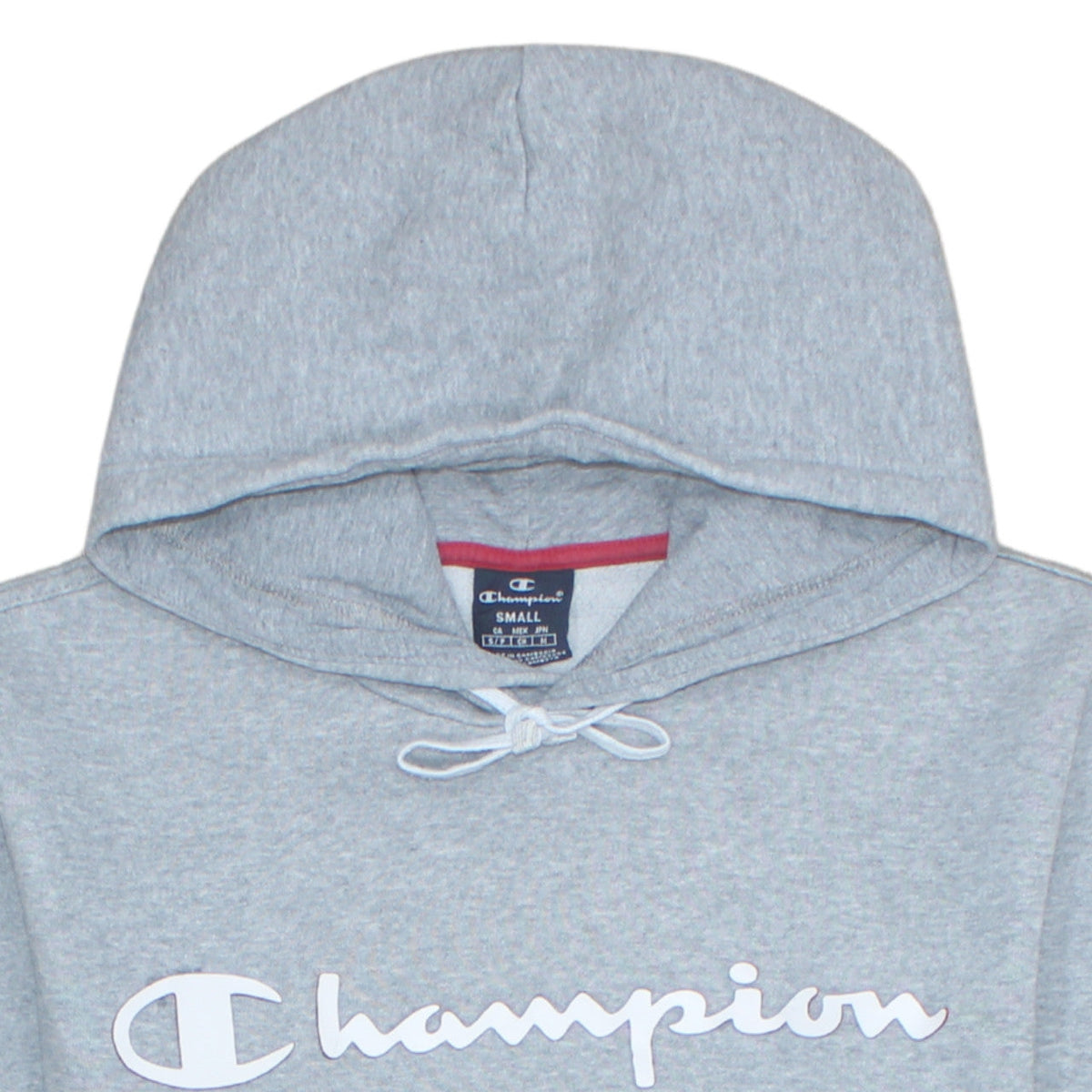 Mens UK Size S Champion Grey Pullover Hoodie