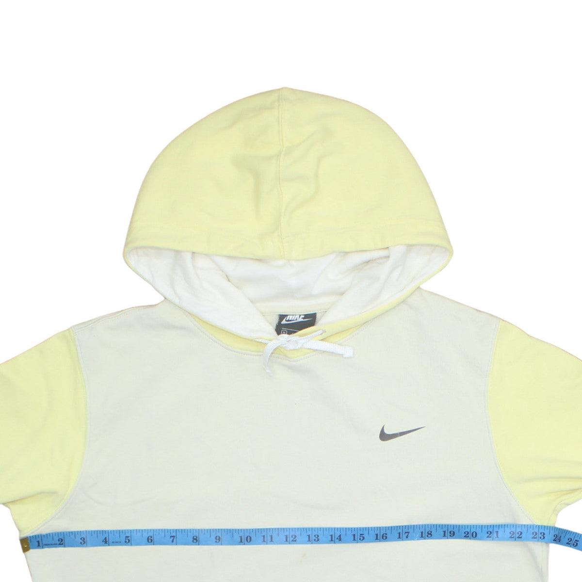 Womens UK Size M Nike Yellow Pullover Hoodie