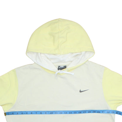 Womens UK Size M Nike Yellow Pullover Hoodie
