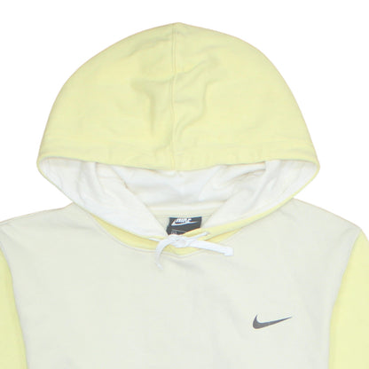 Womens UK Size M Nike Yellow Pullover Hoodie