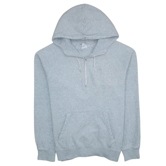 Womens UK Size L Nike Grey Pullover Hoodie