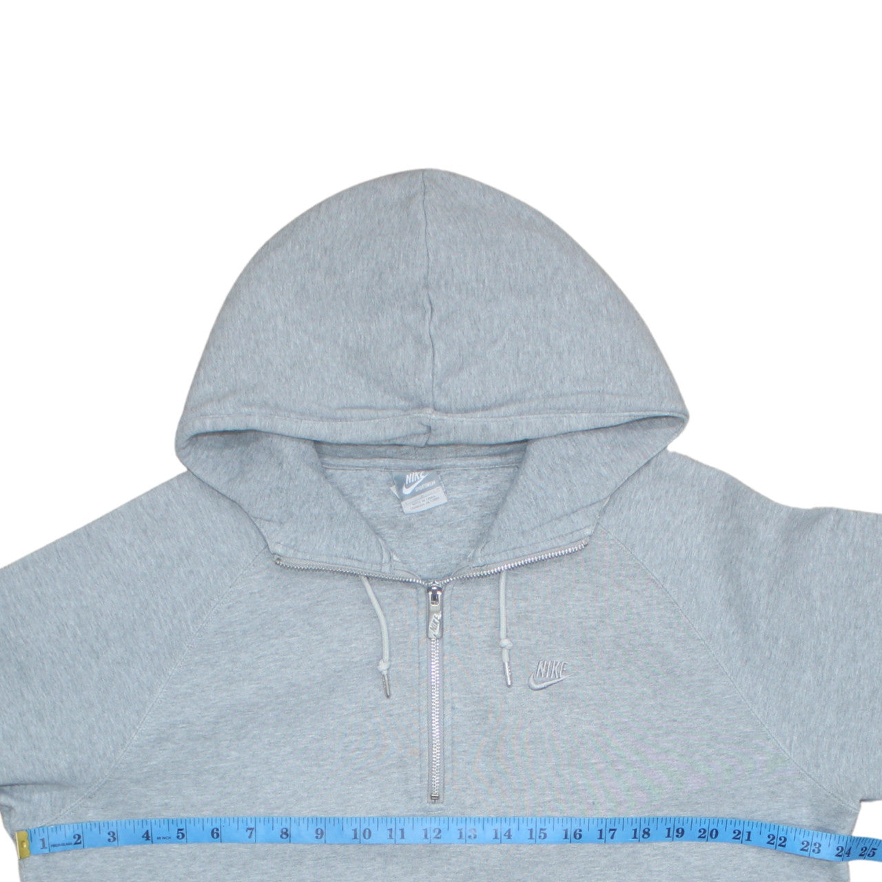 Womens UK Size L Nike Grey Pullover Hoodie