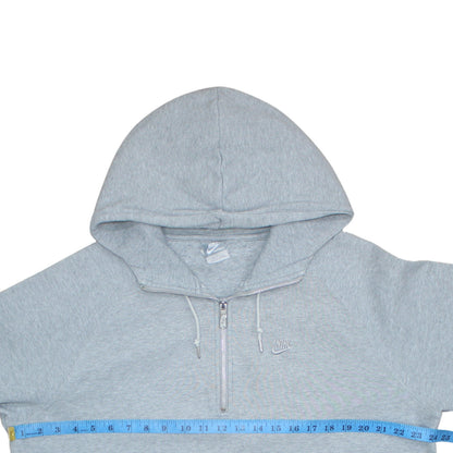 Womens UK Size L Nike Grey Pullover Hoodie