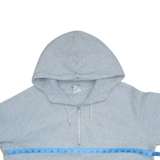 Womens UK Size L Nike Grey Pullover Hoodie