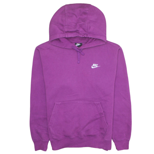 Womens UK Size S Nike Purple Pullover Hoodie
