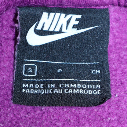 Womens UK Size S Nike Purple Pullover Hoodie