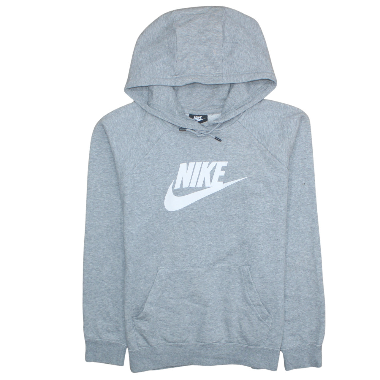 Womens UK Size L Nike Grey Pullover Hoodie