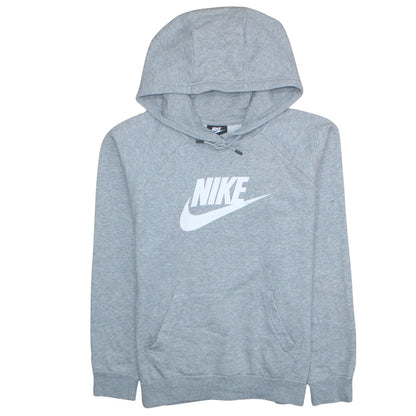 Womens UK Size L Nike Grey Pullover Hoodie