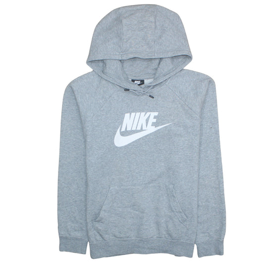 Womens UK Size L Nike Grey Pullover Hoodie