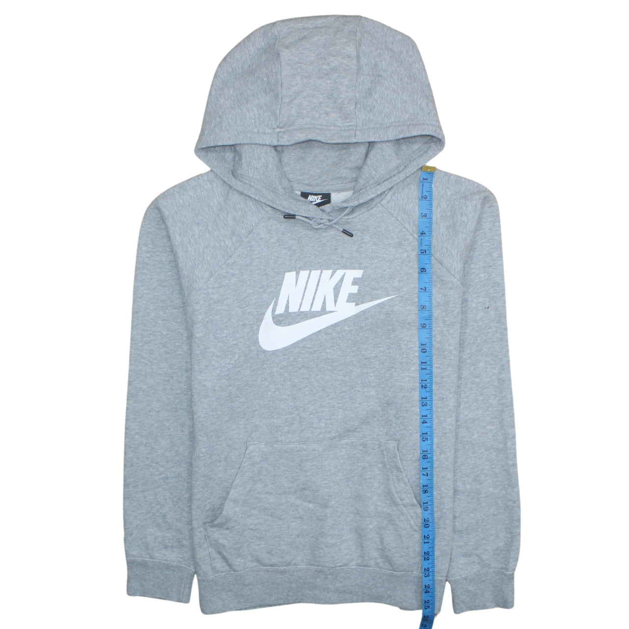 Womens UK Size L Nike Grey Pullover Hoodie