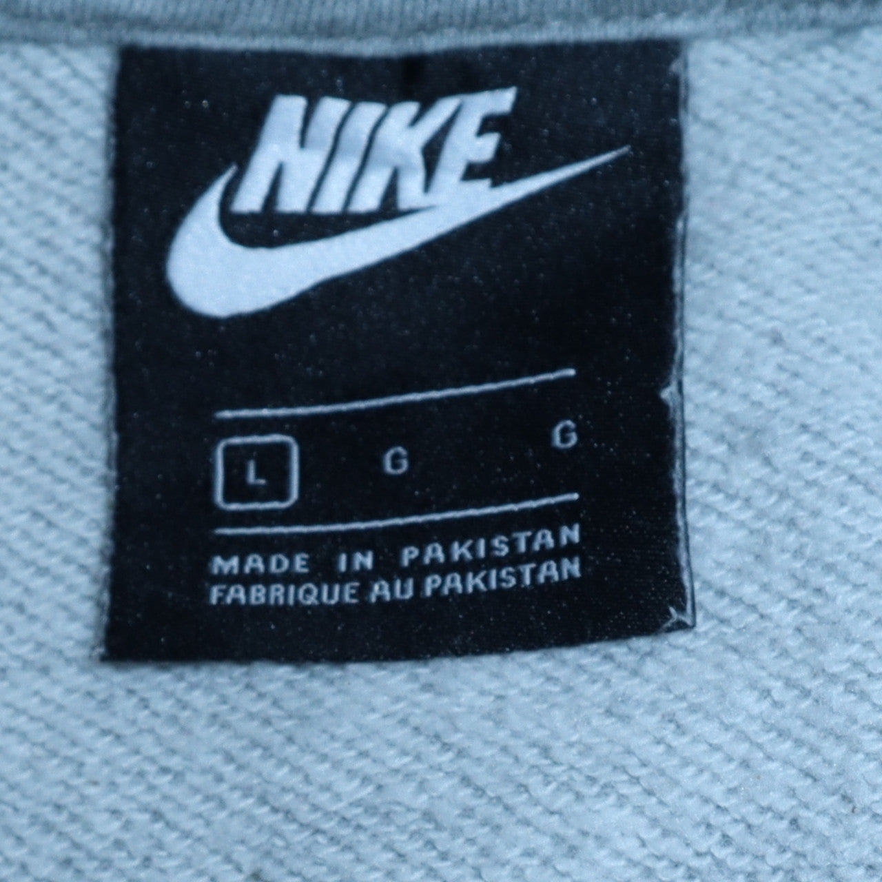 Womens UK Size L Nike Grey Pullover Hoodie