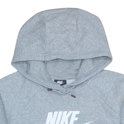 Womens UK Size L Nike Grey Pullover Hoodie