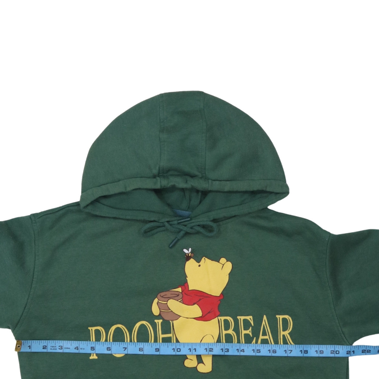 Womens UK Size S Disney Green Pullover Hoodie