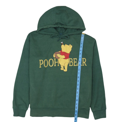 Womens UK Size S Disney Green Pullover Hoodie