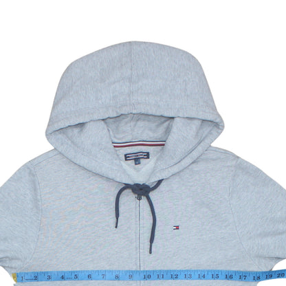Mens UK Size S Tommy Hilfiger Grey Full Zip Hoodie