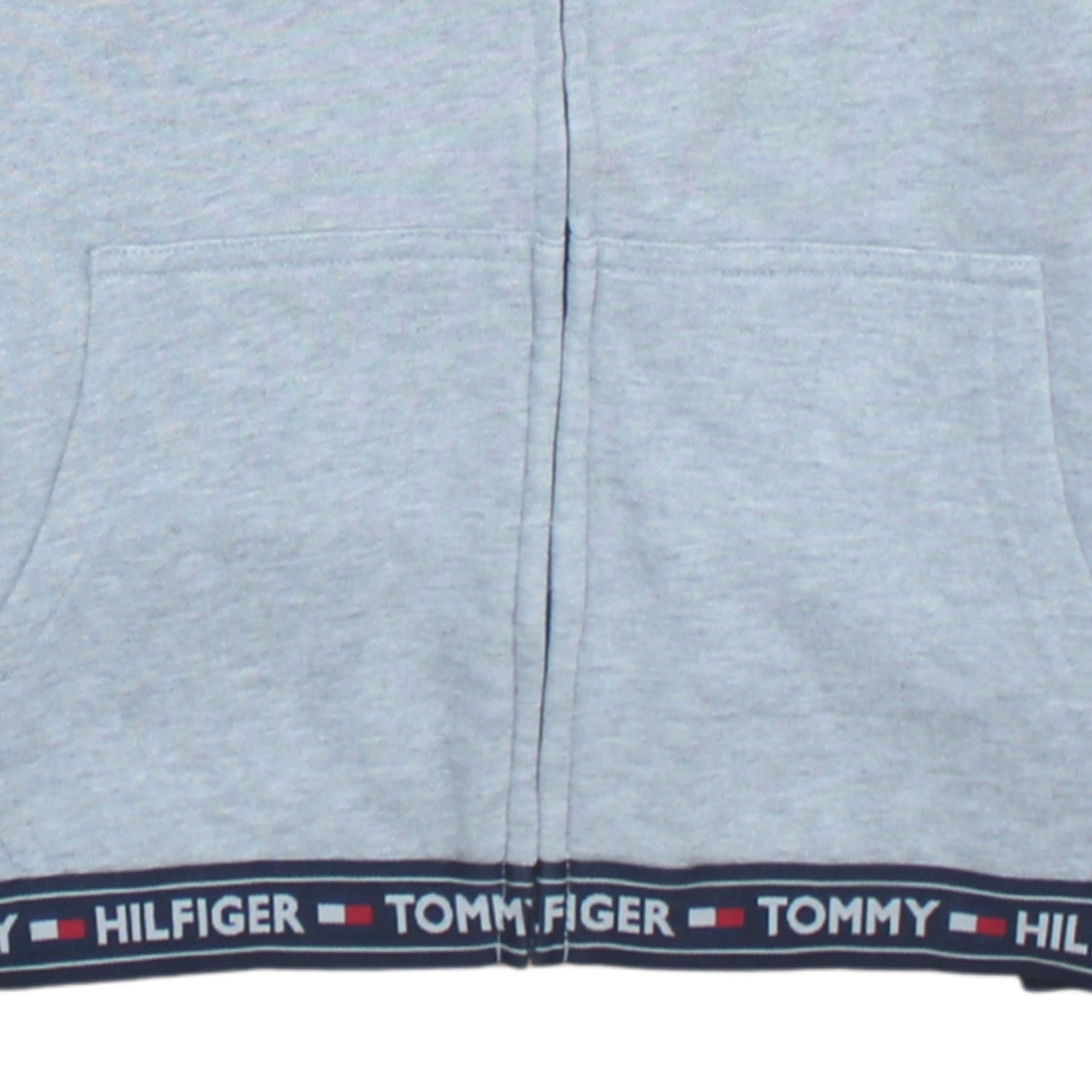 Mens UK Size S Tommy Hilfiger Grey Full Zip Hoodie