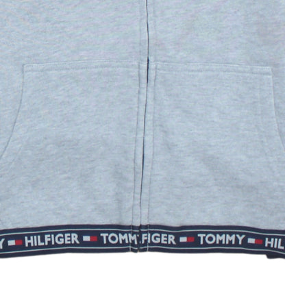 Mens UK Size S Tommy Hilfiger Grey Full Zip Hoodie