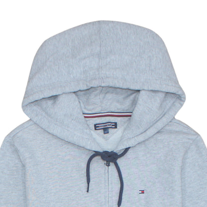 Mens UK Size S Tommy Hilfiger Grey Full Zip Hoodie