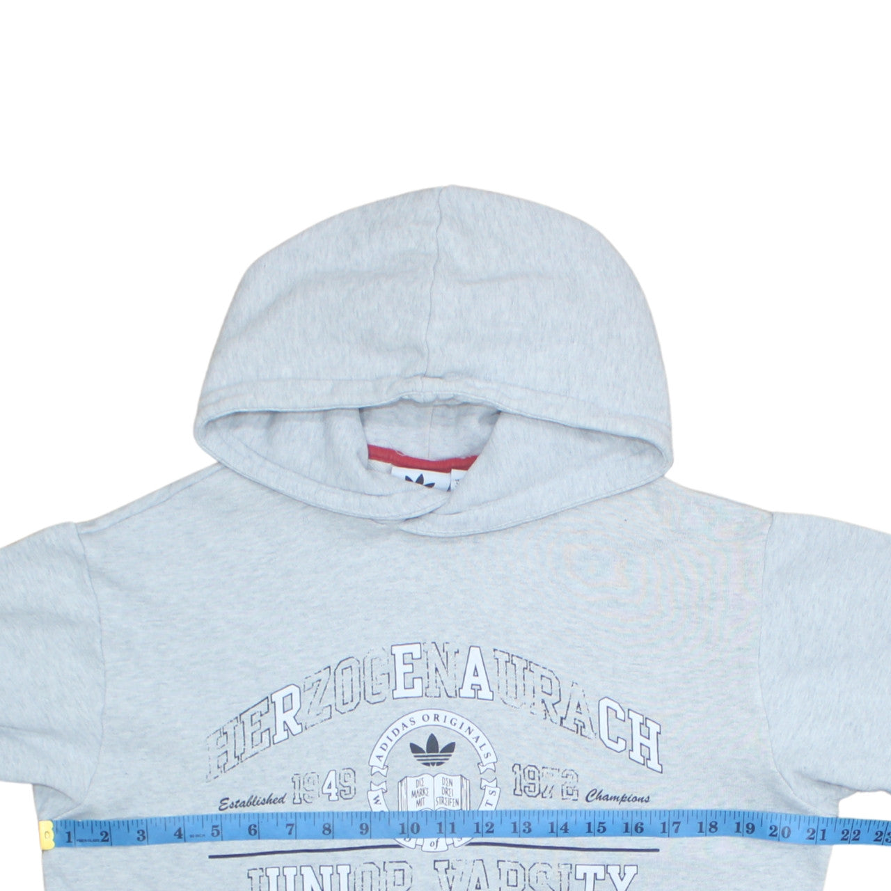 Mens UK Size S adidas Grey Pullover Hoodie