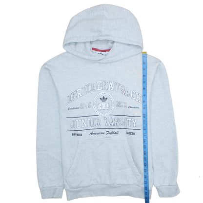 Mens UK Size S adidas Grey Pullover Hoodie