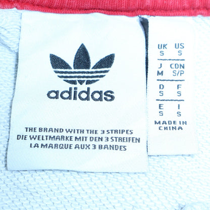 Mens UK Size S adidas Grey Pullover Hoodie