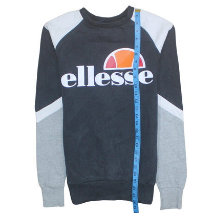 Womens UK Size 6 Ellesse Black Pullover Sweatshirt