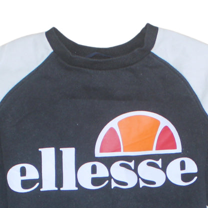 Womens UK Size 6 Ellesse Black Pullover Sweatshirt