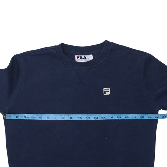 Mens UK Size S Fila Blue Pullover Sweatshirt